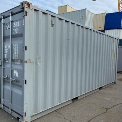 Gebrauchter 20ft Container Verkehrsgrau