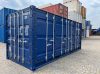 20ft Container mit seitlicher Öffnung Blau (1)