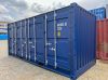 20ft Container mit seitlicher Öffnung Blau (10)