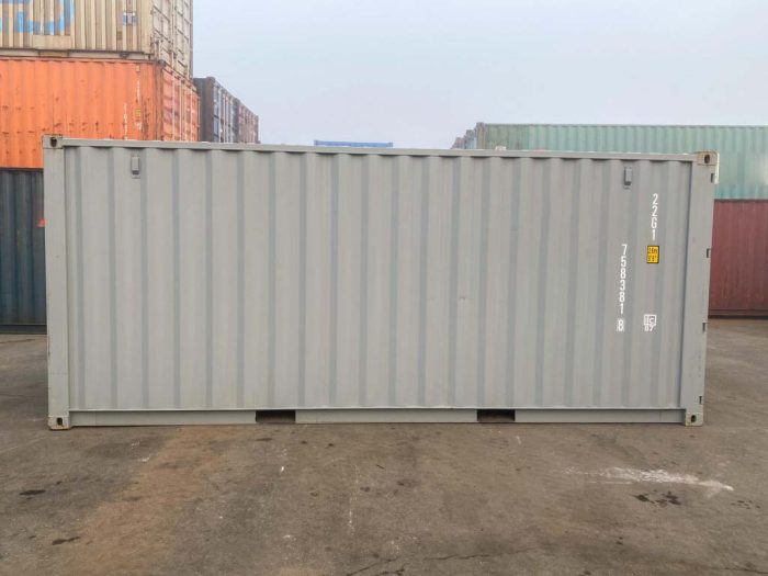 Gebrauchter 20ft Container Verkehrsgrau (12) Gebrauchter 20ft Container Verkehrsgrau (12)