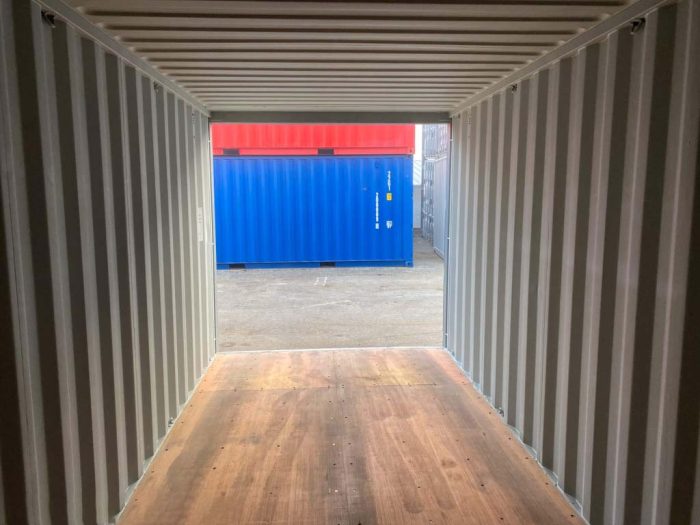 Gebrauchter 20ft Container Verkehrsgrau (2) Gebrauchter 20ft Container Verkehrsgrau (2)