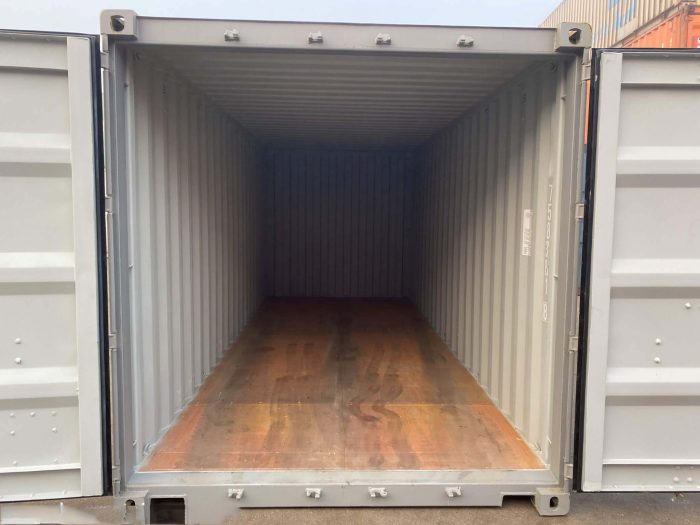 Gebrauchter 20ft Container Verkehrsgrau (8) Gebrauchter 20ft Container Verkehrsgrau (8)