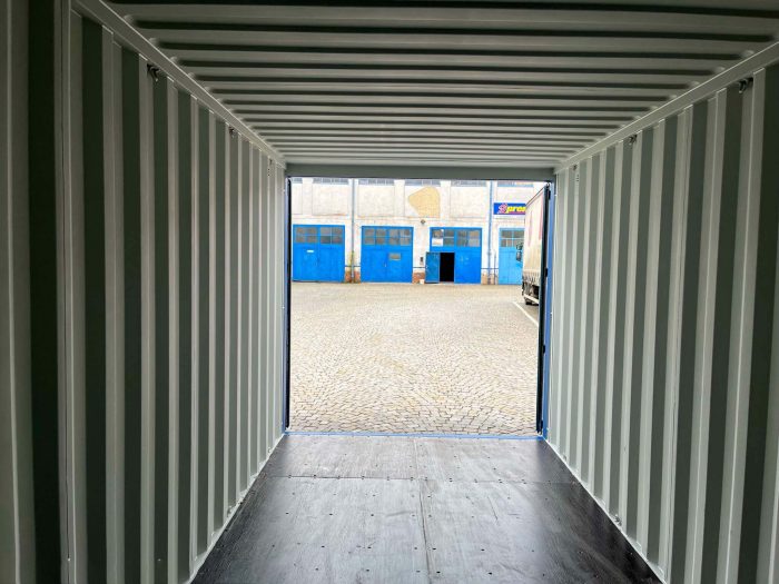 Gebrauchter 20ft-Versandcontainer Blau (10) Gebrauchter 20ft-Versandcontainer Blau (10)