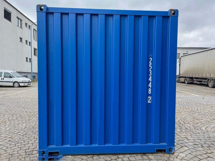 Gebrauchter 20ft-Versandcontainer Blau (15) Gebrauchter 20ft-Versandcontainer Blau (15)
