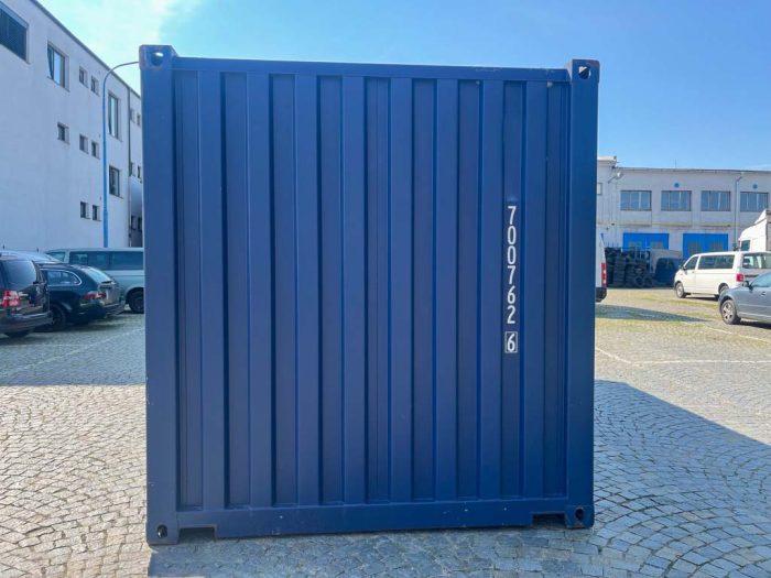 20 Fuß Container blau (7) 20 Fuß Container blau (7)