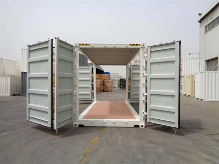 20 Fuß Container mit offener Seite (2) 20 Fuß Container mit offener Seite (2)