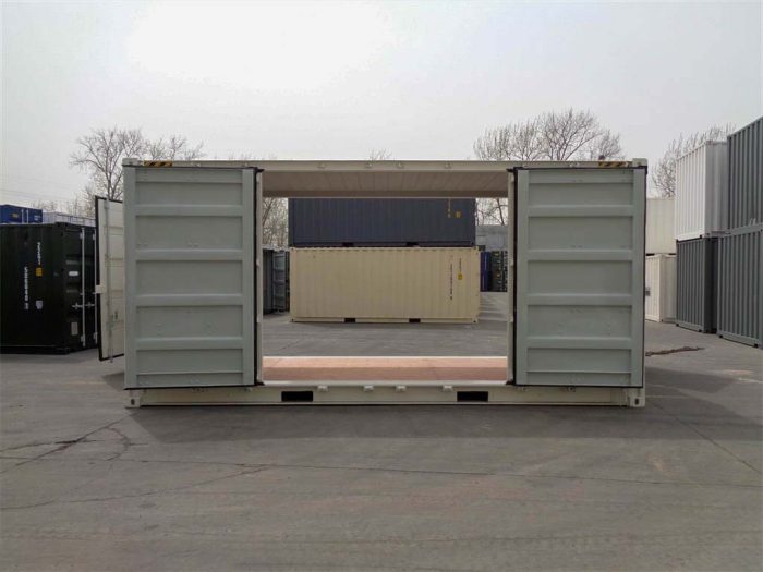 20 Fuß Container mit offener Seite (5) 20 Fuß Container mit offener Seite (5)