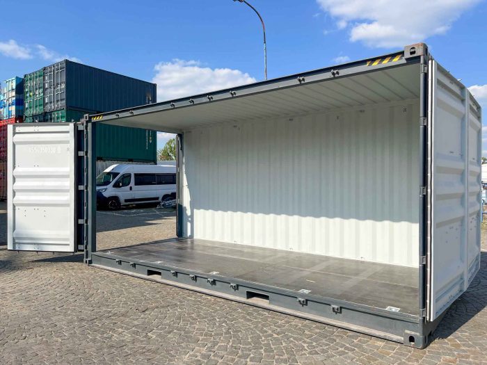 20 Fuß High Cube Container mit offener Seit IICL6