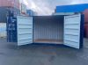 20 Fuß High Cube Container mit offener Seite RAL 5013