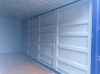 20 Fuß High Cube Container mit offener Seite, kobaltblau (1)