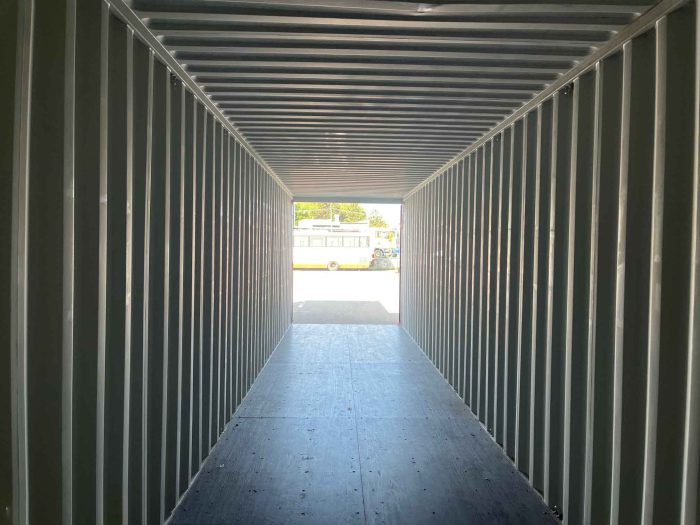 40 Fuß High Cube Open Side Container RAL 7016 kaufen (14) 40 Fuß High Cube Open Side Container RAL 7016 kaufen (14)