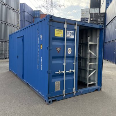 20ft Lagercontainer mit Seitentür
