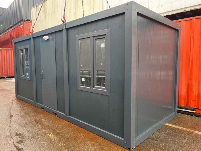20-Fuß-Bürocontainer RAL 7016 Kaufen 20-Fuß-Bürocontainer RAL 7016 Kaufen