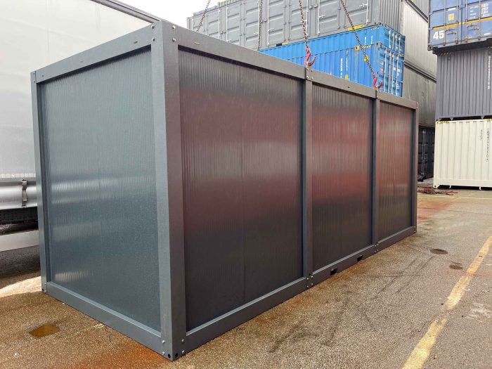 20 Fuss Office container RAL 7016 20 Fuss Office container RAL 7016