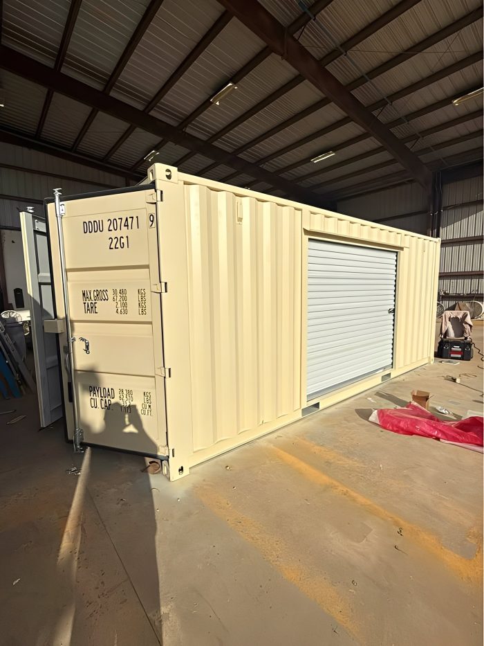 20ft-One-Trip-Shipping-Container-with-10ft-Roll-Up-Door2 20ft-One-Trip-Shipping-Container-with-10ft-Roll-Up-Door2