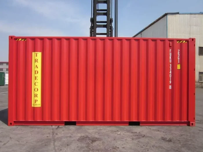 20 Fuß High Cube lagercontainer in Rot 20 Fuß High Cube lagercontainer in Rot